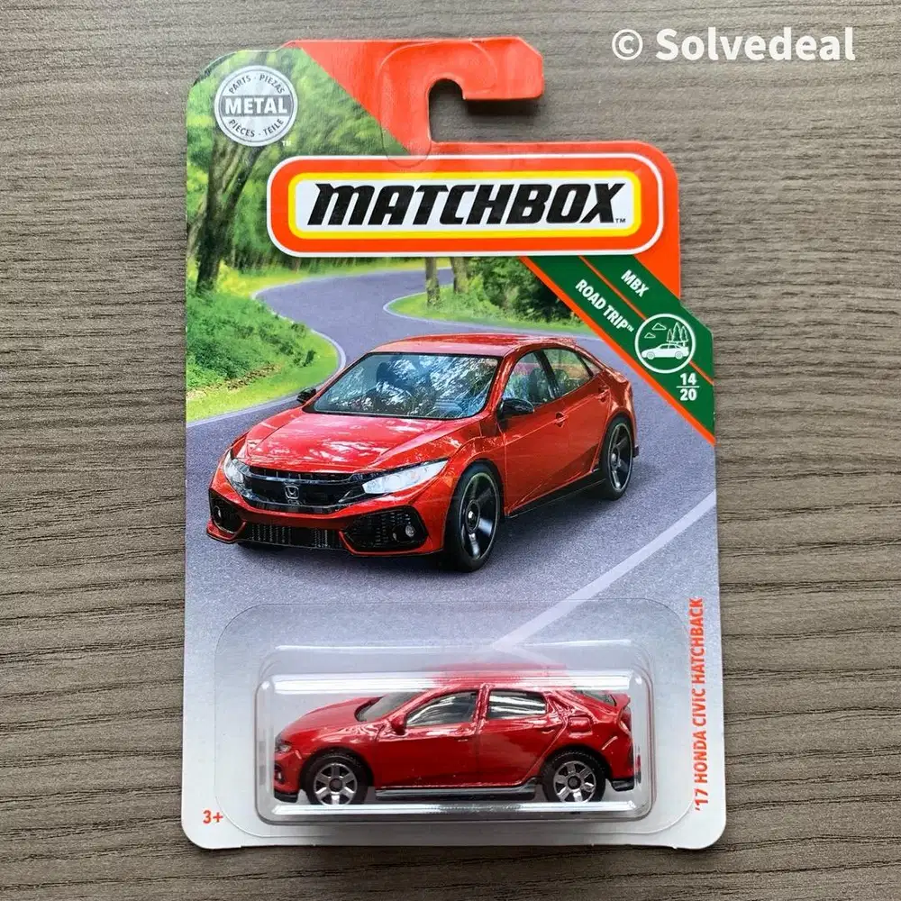 Matchbox 17 Honda Civic Hatchback 2019 Merah