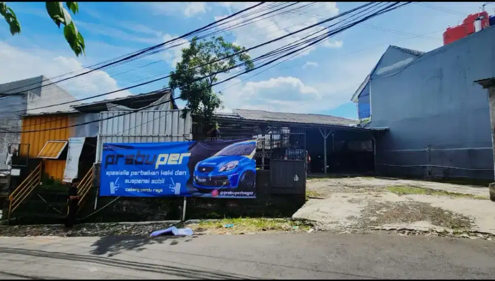 Disewakan/Dijual Lahan dan Bangunan Semi permanen di Bantarjati Bogor