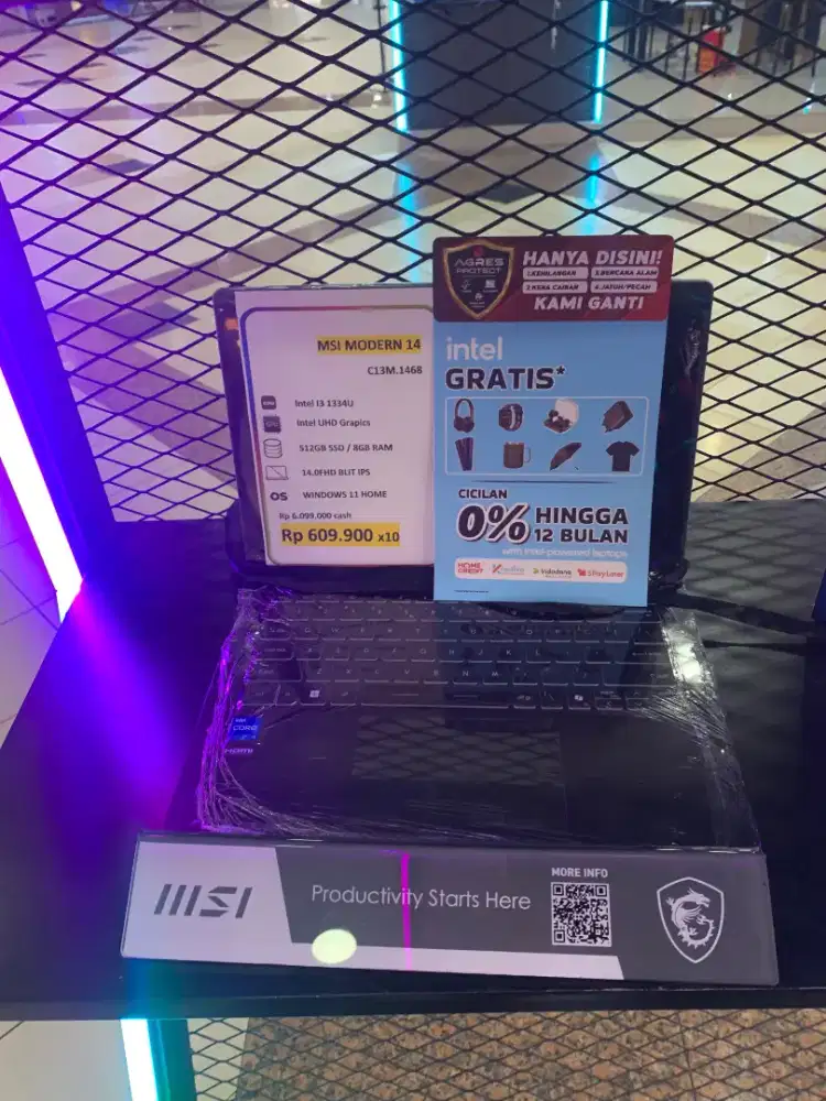 Laptop msi modern 14 C13M,1468