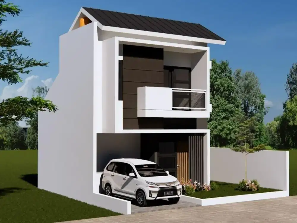 DIJUAL RUMAH CANTIK 2 LANTAI 800 JUTAAN SHM DI DEKAT SHERATON MAGUWOHARJO SLEMAN