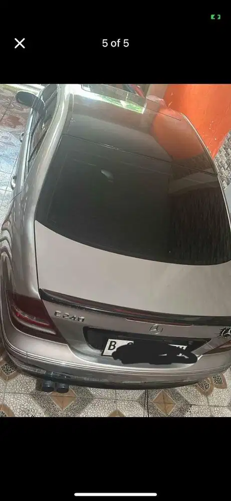 Ducktail carbon mercy w203 carlsson brabus amg dan ducktail rubber uni