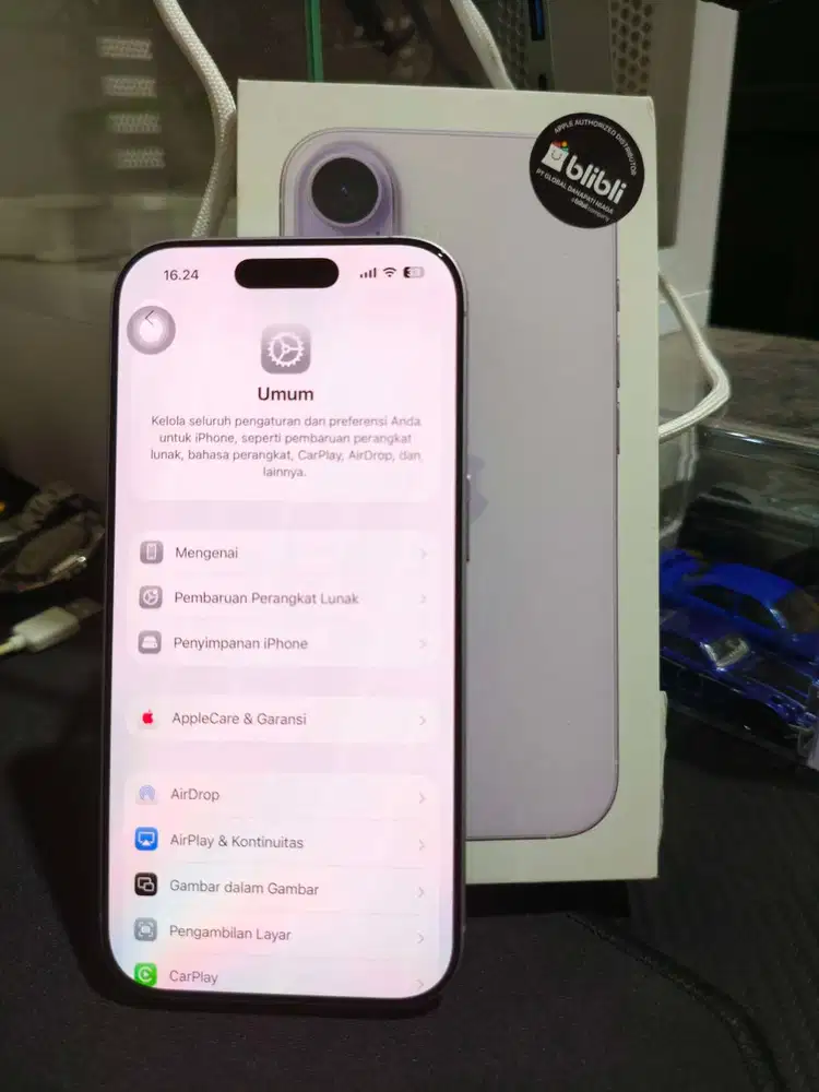 iPhone 17 basic 256GB Lavender Resmi Blibli pembelian 20 oktober 2025