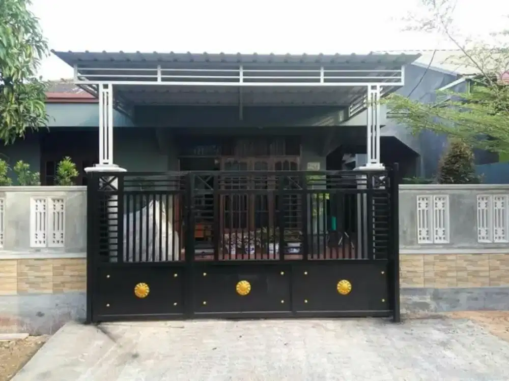 Pagar besi  holo minimalis polkhy