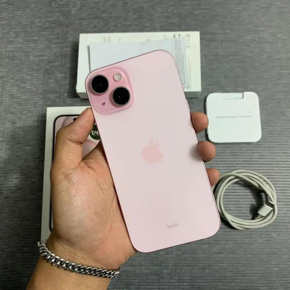 Iphone 15 pink 128gb Resmi Ibox