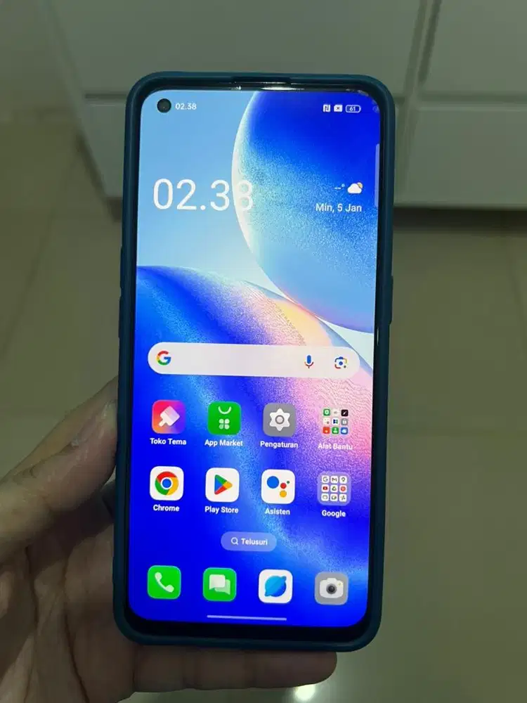 Dijual handphone Oppo Reno 5 8gb/128gb NFC