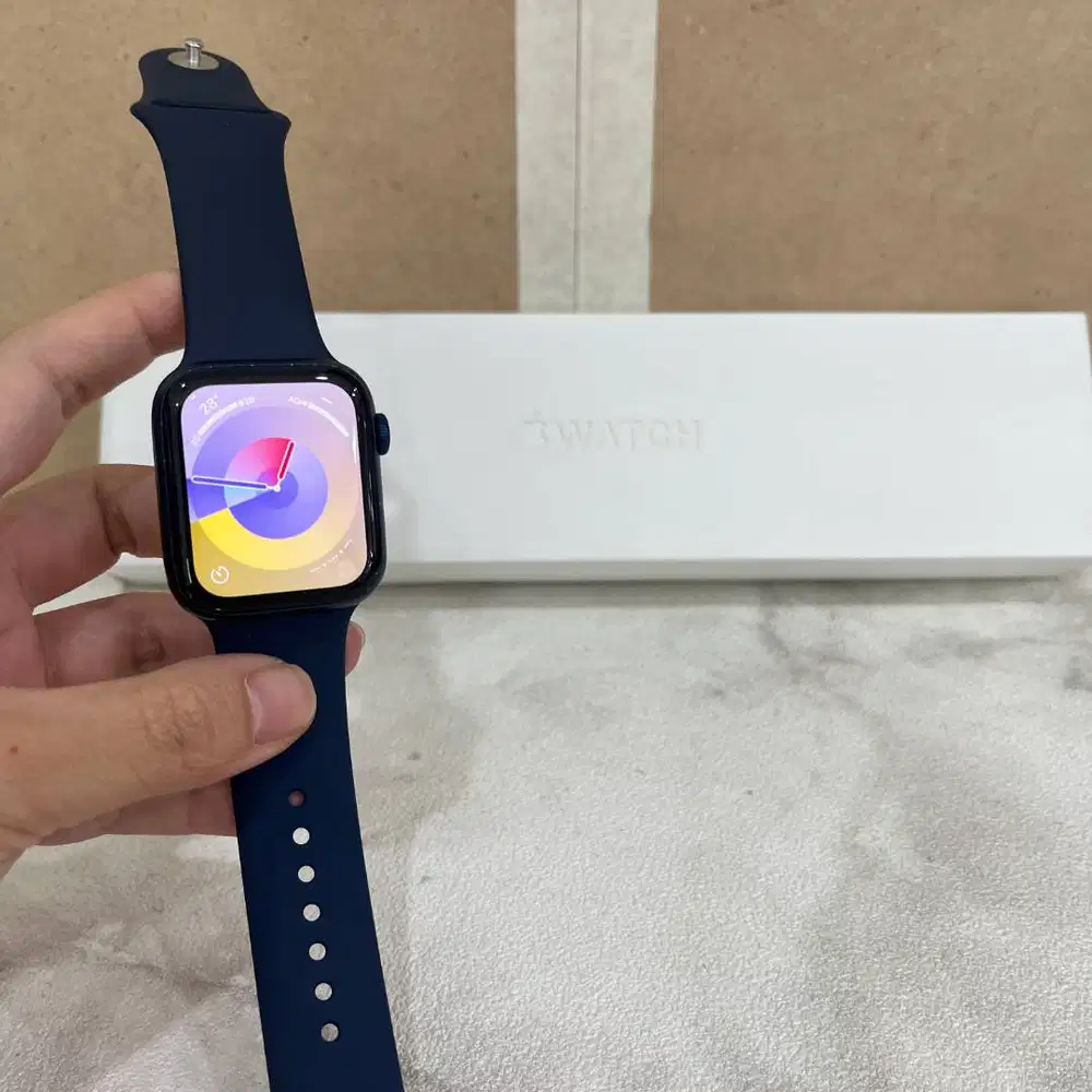 Apple Watch Series 6 44mm warna Blue fullset