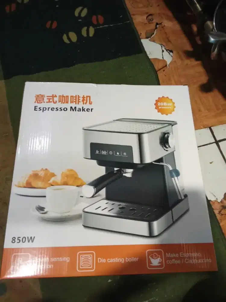 Grinder plus Mesin kopi espresso