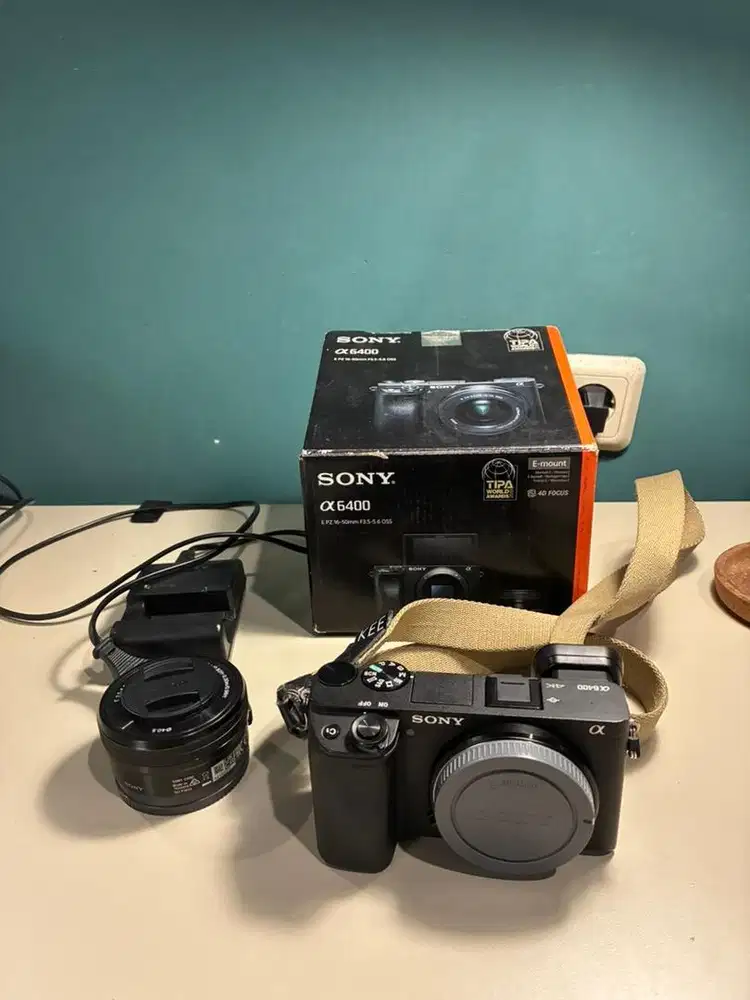 Sony A6400 Fullset + Kit lens