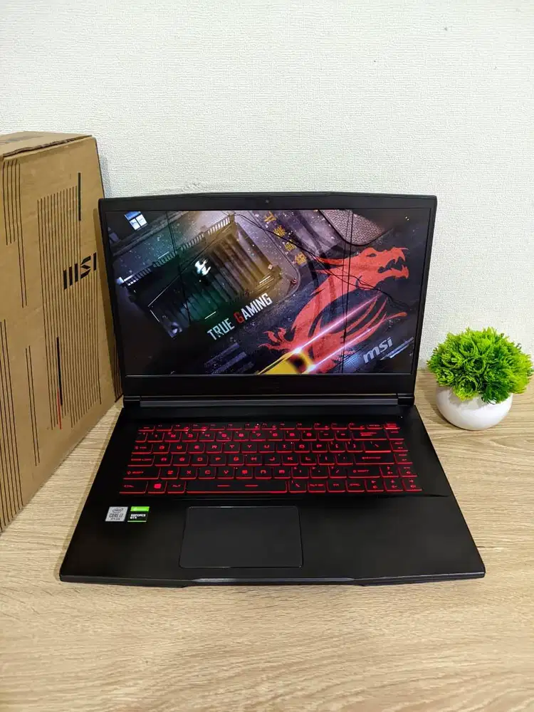 LAPTOP GAMING MSI GF63 THIN 10SCR INTEL CORE I7 GEN 10 RAM 8/512 1650