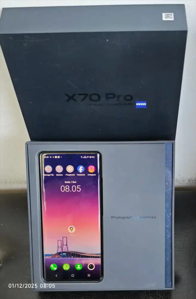 Jual Vivo X70 Pro  mulus dan lengkap