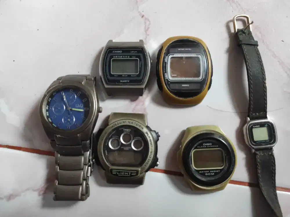 Jam tangan casio kondisi mati