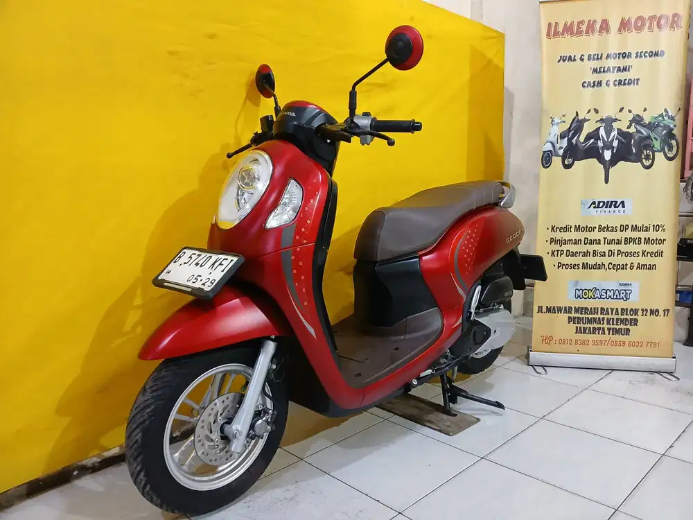 HONDA NEW SCOOPY STYLISTH TAHUN 2024 CASH & CREDIT