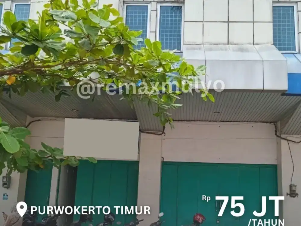 Disewakan Ruko Area Pusat Perbelanjaan Strategis Kota Purwokerto