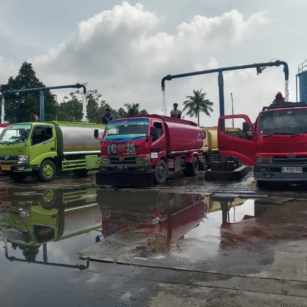 Air Tangki  Bersih,Bening,Lulus Uji LAB