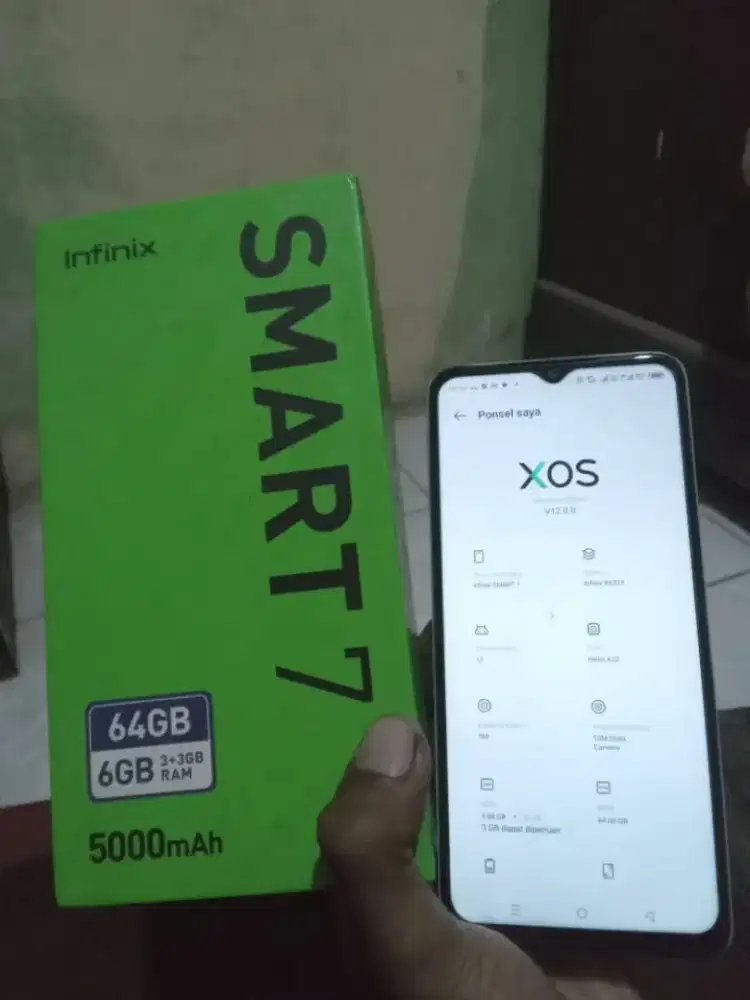 infinix smart 7 ram 3+3/64gb