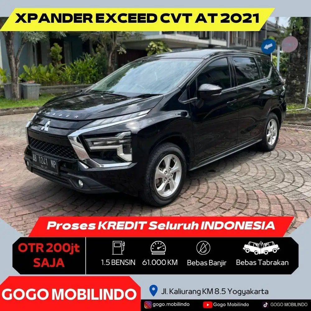 [Dp15jt] Xpander Exceed CVT matic 2021 AB Tgn1 ORISNIL Kredit Murah