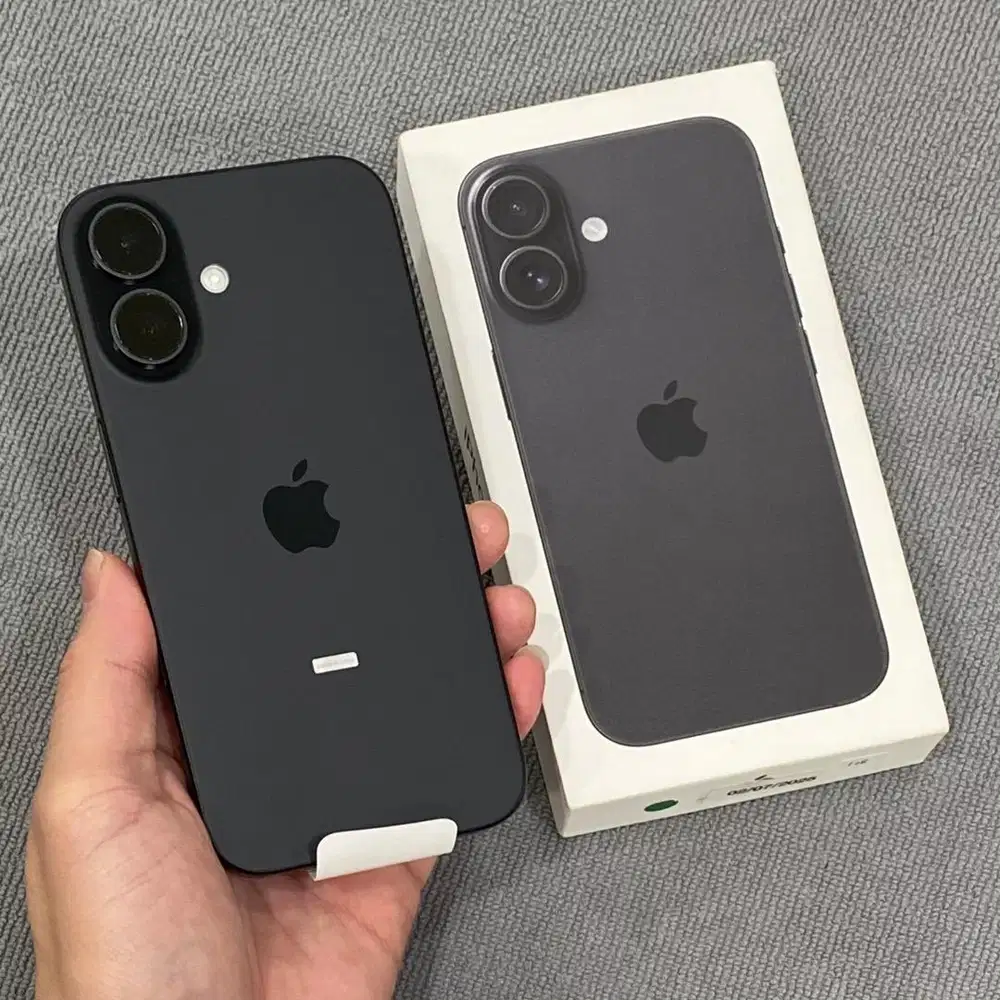 iPhone 16 128GB Black Resmi iBox like new