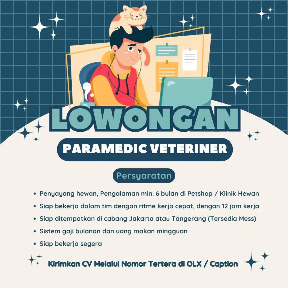 Lowongan Kerja Paramedic Veteriner