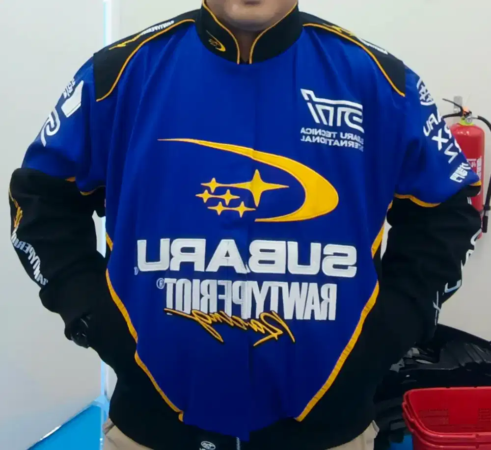 Jaket Varsity Rawtyperiot x Subaru