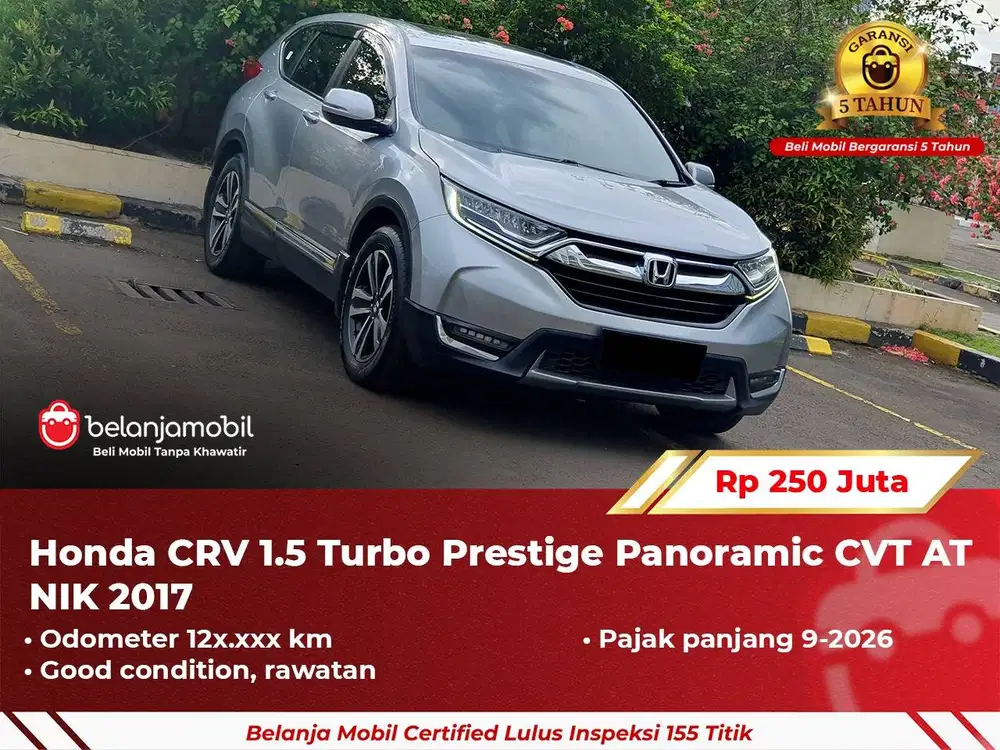 [ GARANSI 5TH ] Honda CRV CR-V CR V 1.5 Turbo Prestige 2017 2018