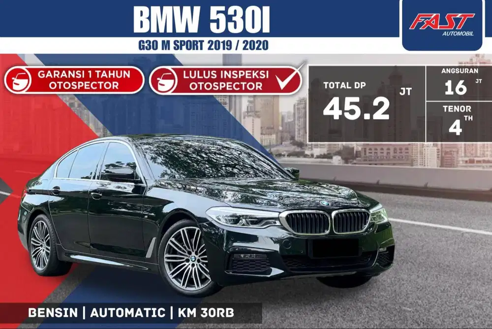 BMW 530i G30 2020 / 2019 M SPORT SUNROOF LOW KM.30RB & PJK PJG#F7ST