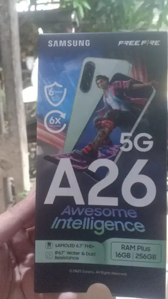 Samsung a26 5G 16/256 bari beberapa bulan