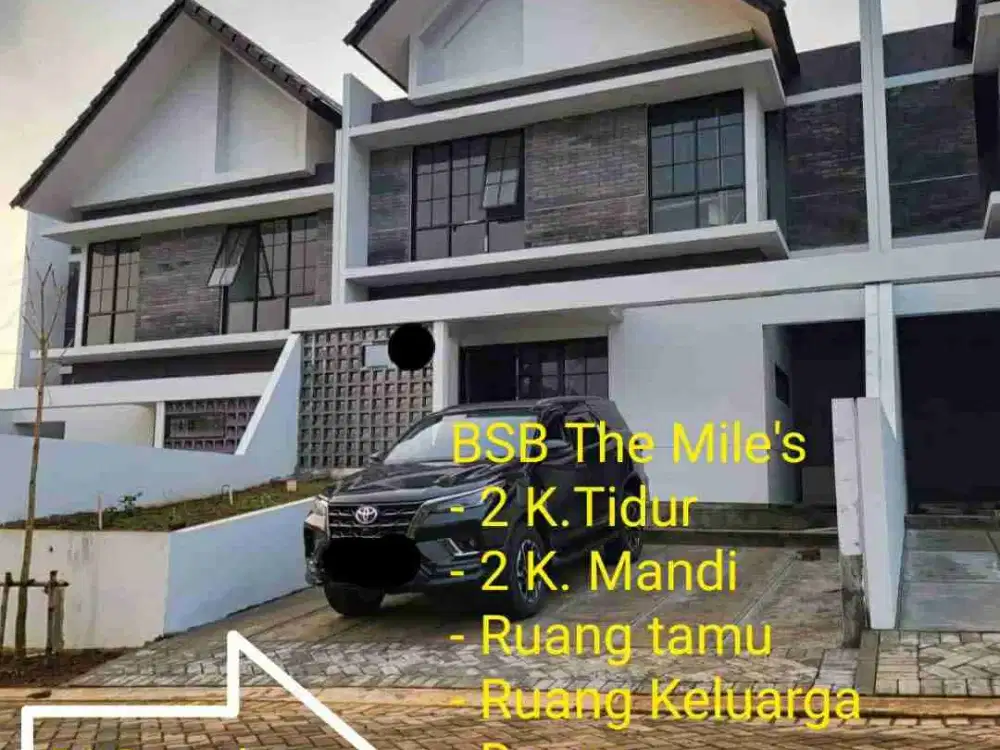 RUMAH DISEWAKAN DI BSB THE MILES
