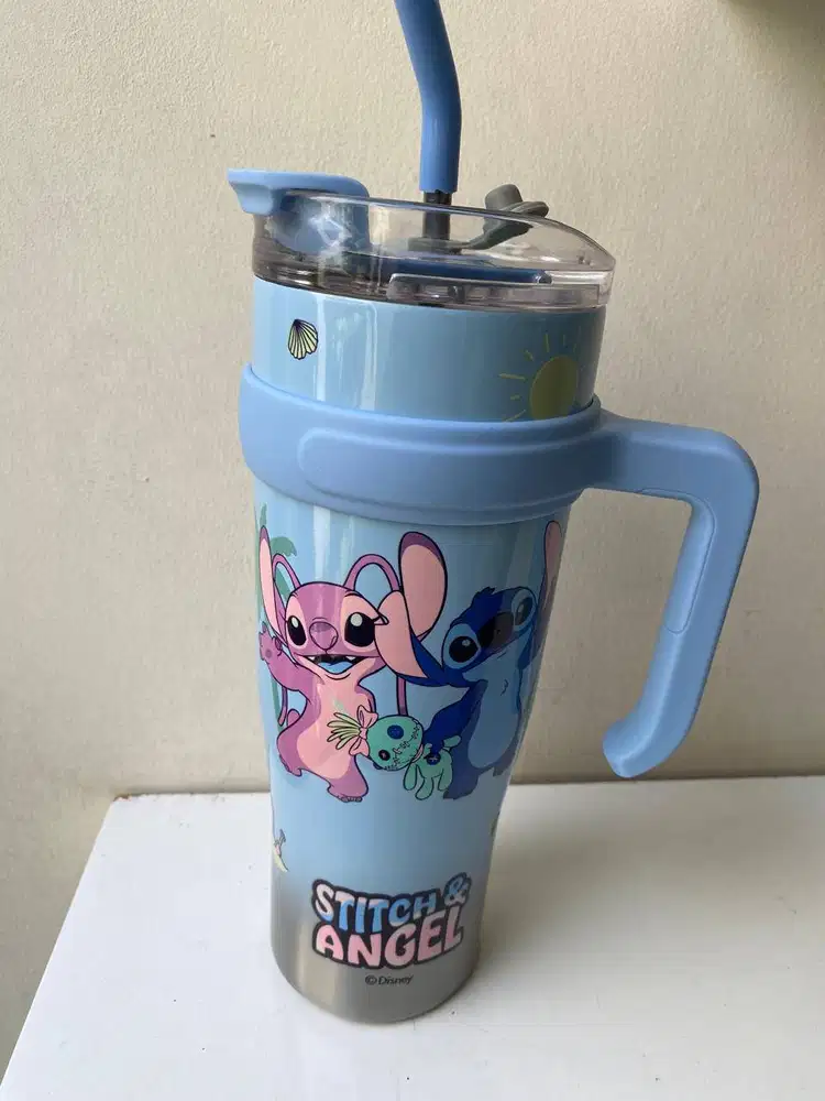 STAINLESS STEEL MUG AIKESI – DISNEY STITCH – 1200 ML - PRELOVED LIKE N