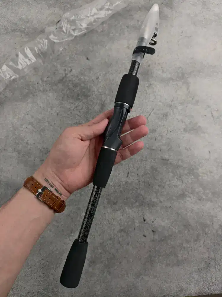 Joran pancing teleskopik 1.98 meter baru