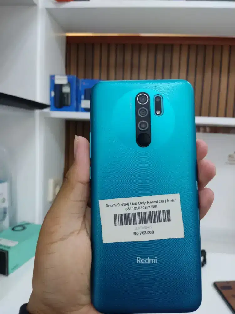 Redmi 9 4/64 unit only resmi ORI
