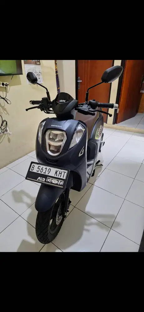 Honda Genio CBS ISS warna biru tahun 2024