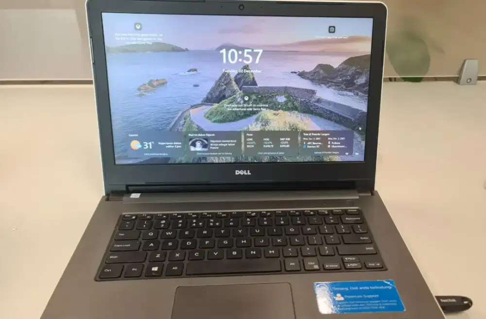 Laptop Dell i5 7200U gen 7 ssd