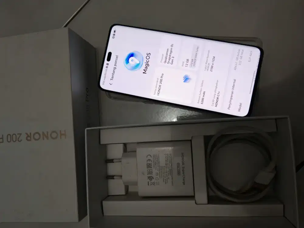 Honor 200 Pro 5G 12/512Gb mulus pemakaian 1 bulan bisa Tt