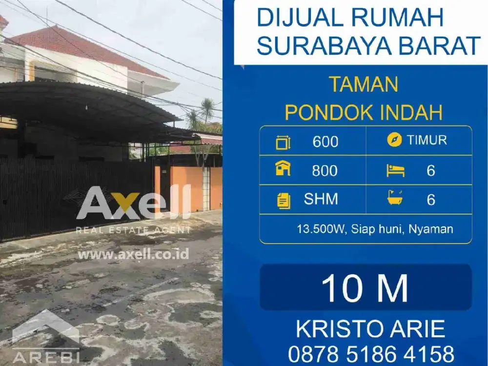 Rumah Taman Pondok Indah Dijual
