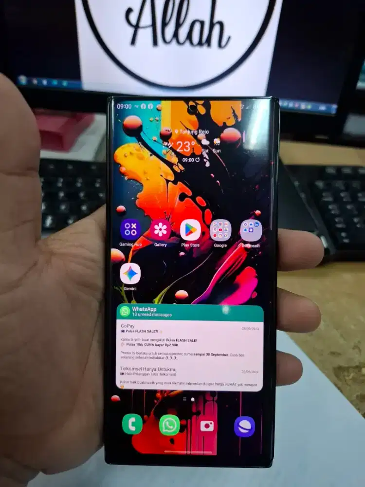 Samsung note 20 ultra (baru ganti lcd dan batterai)