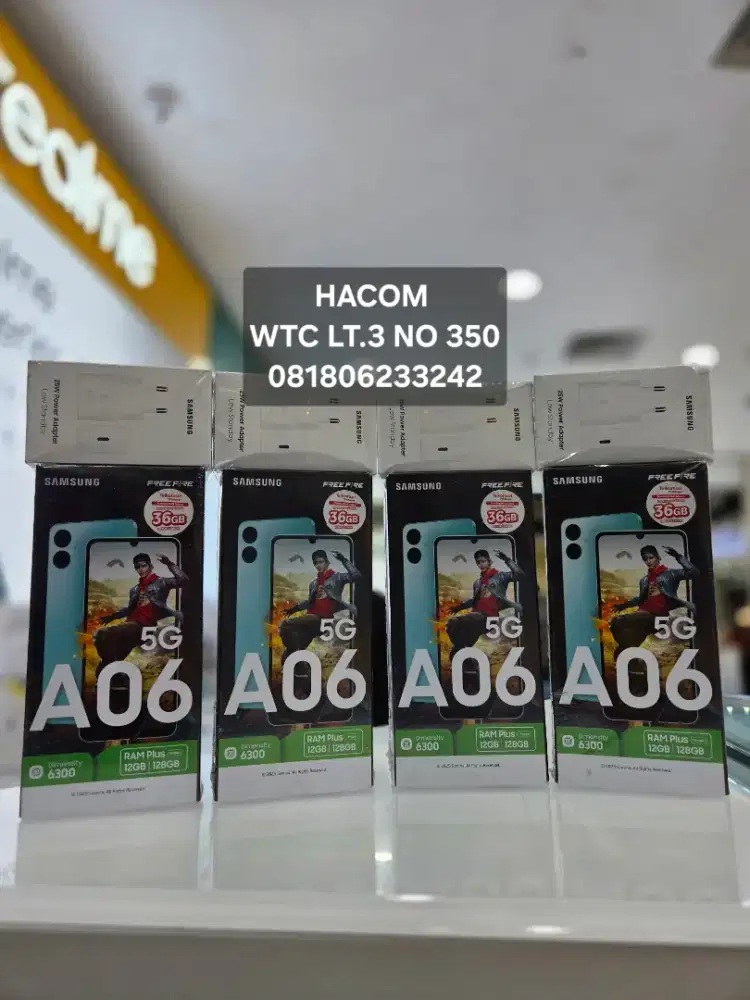 Samsung A06 5G 6+6/128 Baru Garansi resmi