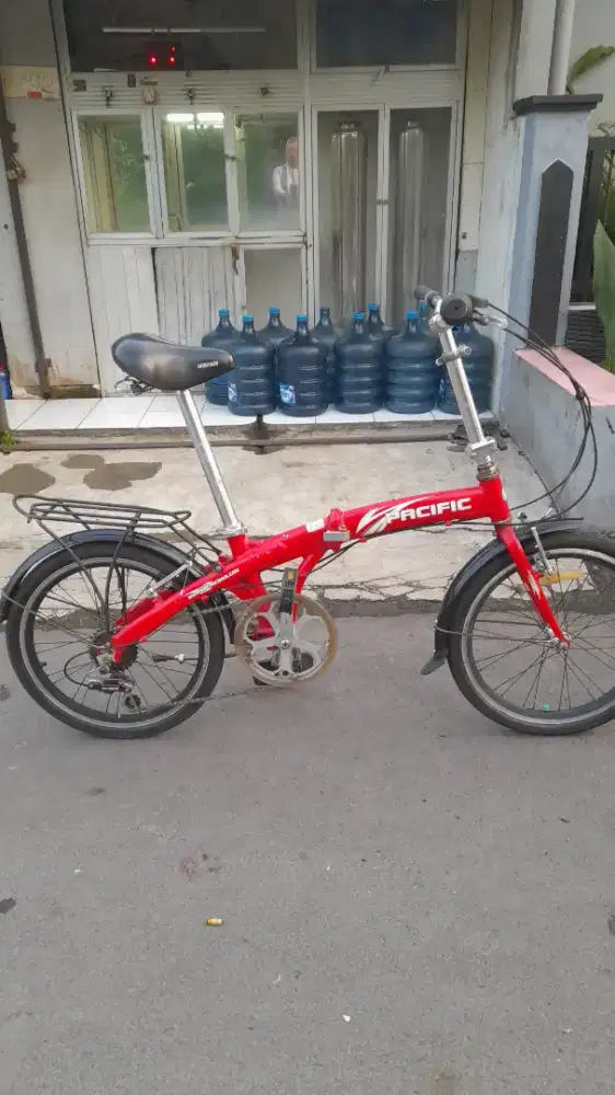 Dijual sepeda lipat pacific uk 20 siap pakai no minus.ringan dipakai