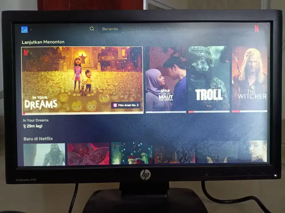 Monitor second HP P151 18.5 inch