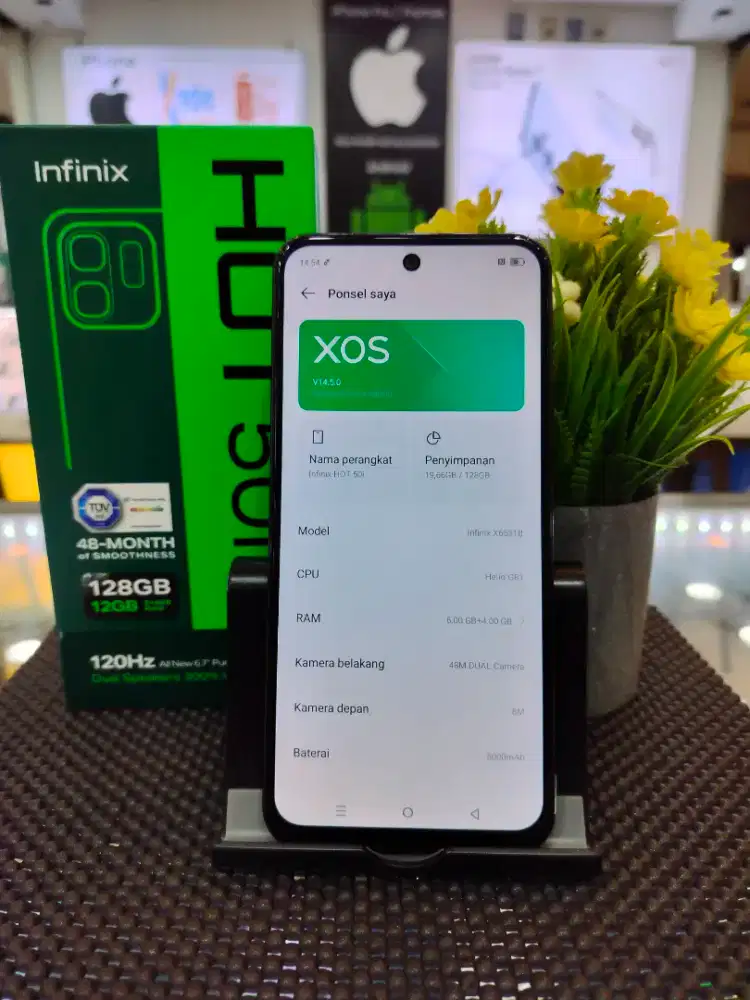 Infinix hot 50i 6/128 jamur pemakaian