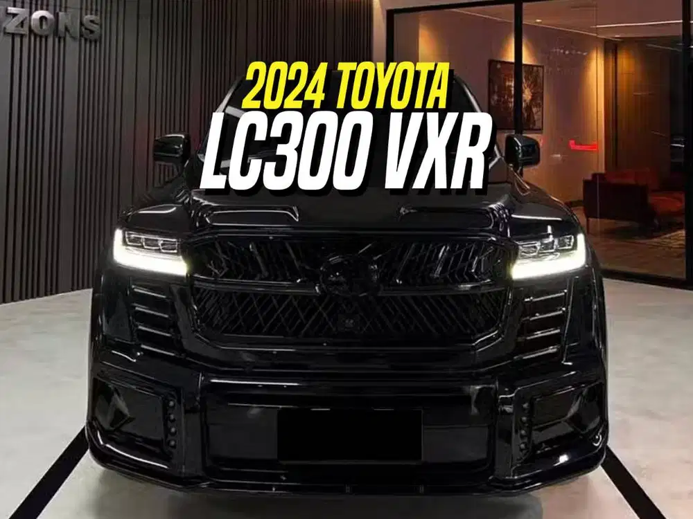 Toyota Land Cruiser 300 VXR 2024 NIK 2023 Black Hitam LC300 LC 300VXR