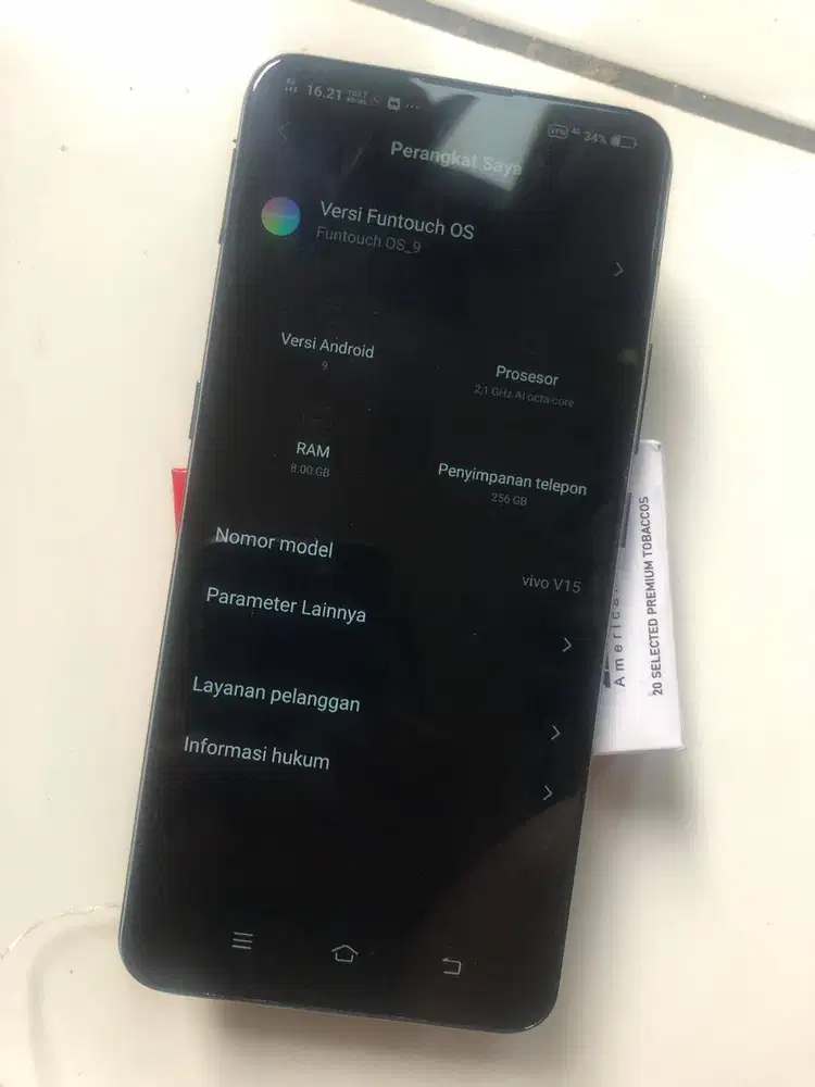 VIVO V15 8/256 full set