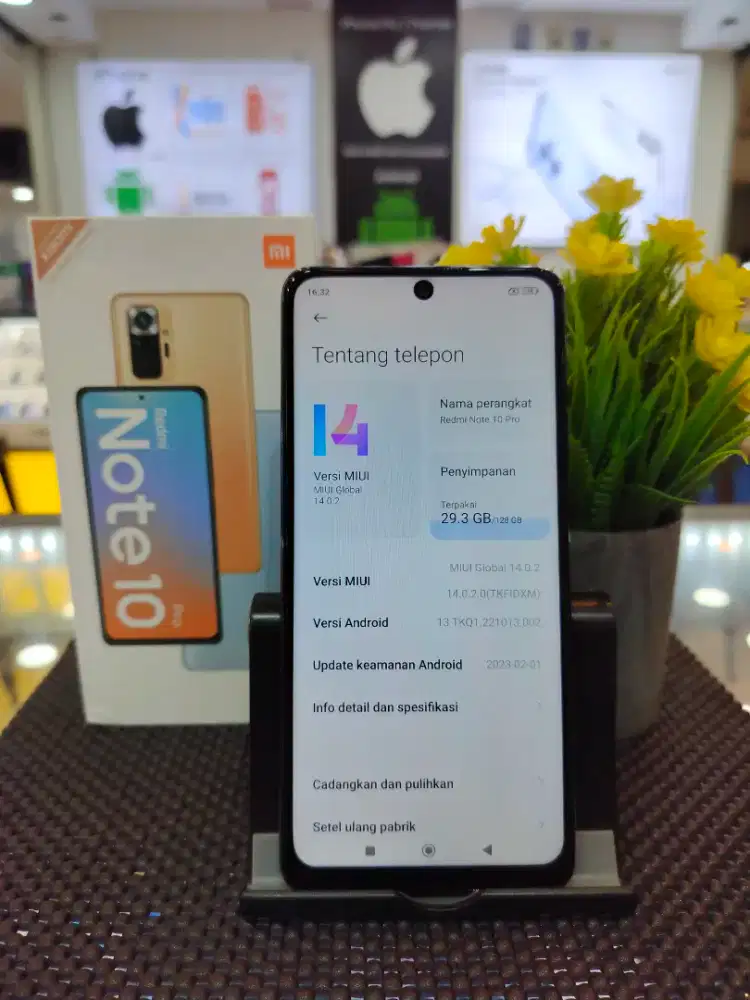 Redmi note 10 pro 8/128 mulus lengkap