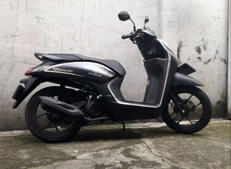 Honda Genio CBS ISS hitam doff 2019