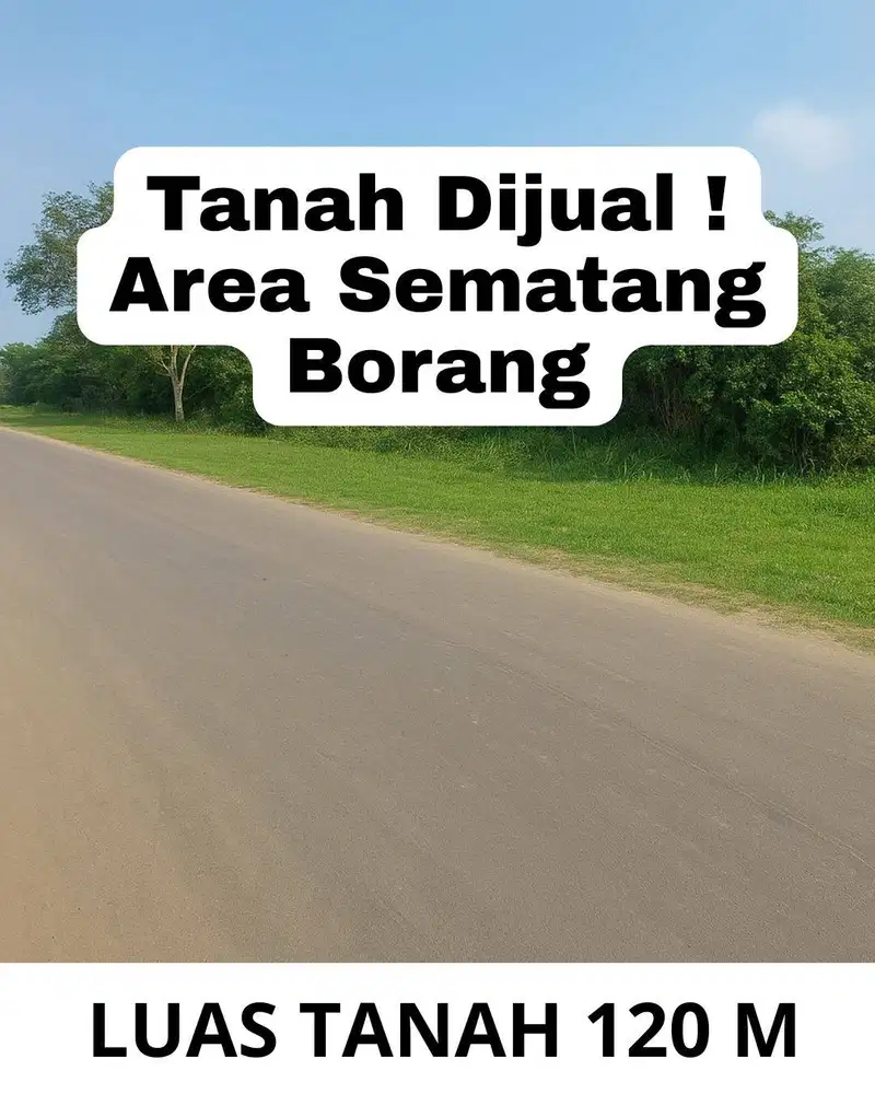 Miliki tanah 5 menit ke PT Pusri Palembang