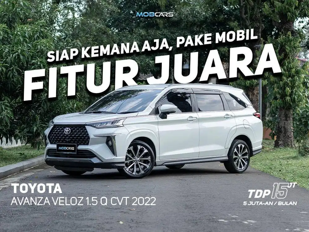 DP 5JT AN TOYOTA AVANZA VELOZ 1.5 Q NON TSS CVT 2022 FREE SMART TV