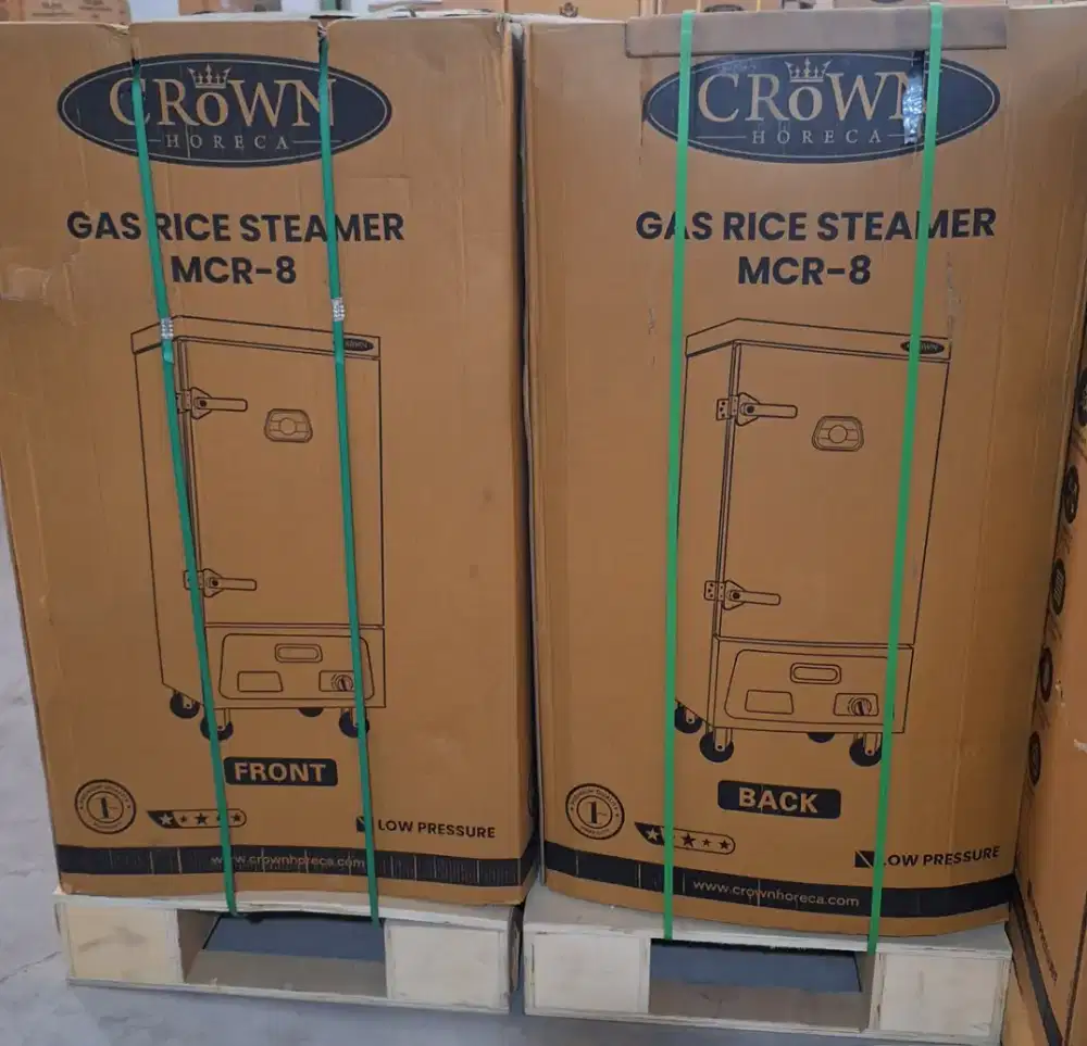 Rice Steamer Gas Crown 8 Loyang Penanak Nasi