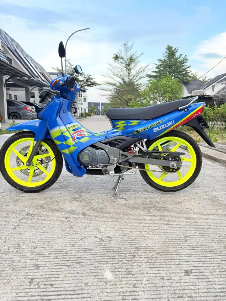 Satria 120cc tahun 2002 restorasi ori full