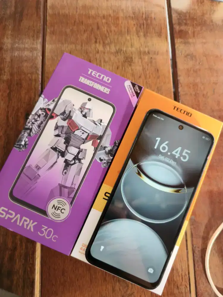 Techno spark 30c 6/64GB fullset garansu