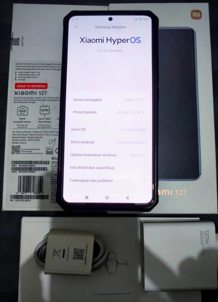 Xiaomi MI 12T 120W 5G Garansi 14T 15 Redmi 13 13t 14 Pro 12 Plus NOTe