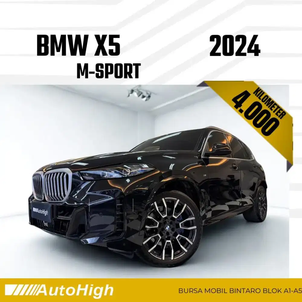 DP10% [Km4.000] X5 M-Sport 2024 Black Reg 2025 #AUTOHIGH